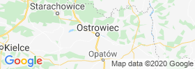 Ostrowiec Swietokrzyski map